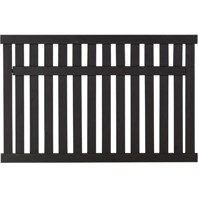 Trendyard Schwarzes Holz-Gartenzaun 150x98cm - Gartenzaun Trendyard Schwarzes Holz-Gartenzaun 150x98cm - Gartenzaun