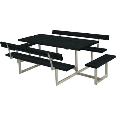 Plus Tuin Eetgroep Basic - Weerbestendig, FSC-Hout, Stalen Frame Plus Tuin Eetgroep Basic - Weerbestendig, FSC-Hout, Stalen Frame