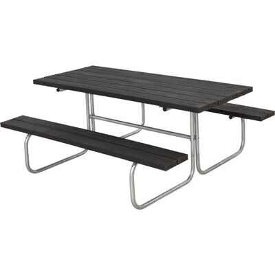Plus Classic Gartengestell - 6 Sitze, Schwarz, 177x155x73cm Plus Classic Gartengestell - 6 Sitze, Schwarz, 177x155x73cm