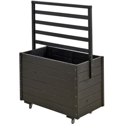 Plus Pflanzkasten - Moderner Gartenblumenkasten mit Rädern Plus Pflanzkasten - Moderner Gartenblumenkasten mit Rädern
