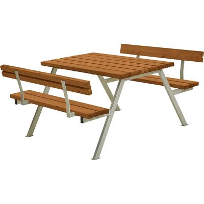 KaiserKraft Teak Groep Bank - Buitenbank voor 4-6 personen KaiserKraft Teak Groep Bank - Buitenbank voor 4-6 personen