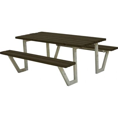 Set di Arredamento da Giardino PLUS »Wega« - Nero per 6 persone Set di Arredamento da Giardino PLUS »Wega« - Nero per 6 persone
