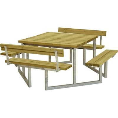 Trendyard Plus Twist Have Spise-Set - Vejrbestandigt Stål & FSC Træ Trendyard Plus Twist Have Spise-Set - Vejrbestandigt Stål & FSC Træ