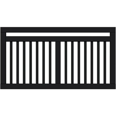 Plus Zaun Linea 150 x 80 cm RAL 9005 Schwarz Plus Zaun Linea 150 x 80 cm RAL 9005 Schwarz