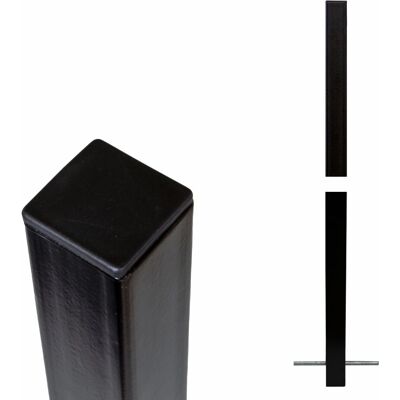 Plus Stalen Omheiningpaal 4,5x4,5x186 cm - Voor Inbetonnering - Incl. 1 Stalphut Plus Stalen Omheiningpaal 4,5x4,5x186 cm - Voor Inbetonnering - Incl. 1 Stalphut