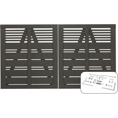 Plus - Doppeltor Silence - Umbragrau - 200 x 110 cm - Gate Plus - Doppeltor Silence - Umbragrau - 200 x 110 cm - Gate