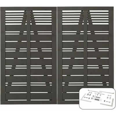 Plus - Doppeltor Silence - Umbragrau - 200x170cm - Tor Plus - Doppeltor Silence - Umbragrau - 200x170cm - Tor