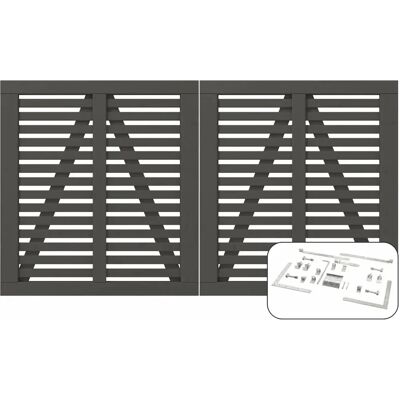 Plus Harmoni Dubbele Tuinpoort - FSC-Hout Plus Harmoni Dubbele Tuinpoort - FSC-Hout