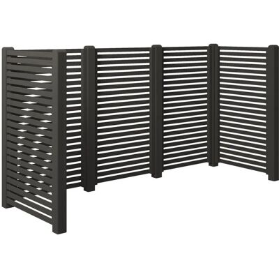 Plus Mülltonnenverkleidung - Ombergrijs - 3 Container - Tokyo Plus Mülltonnenverkleidung - Ombergrijs - 3 Container - Tokyo