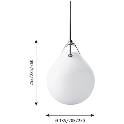 Louis Poulsen Moser Pendelleuchte Ersatzglas Ø 25cm Louis Poulsen Moser Pendelleuchte Ersatzglas Ø 25cm