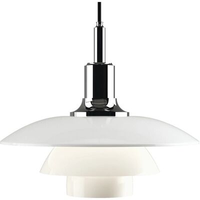 Louis Poulsen PH 3½-3 Chrom Pendellampe - Elegantes Design Louis Poulsen PH 3½-3 Chrom Pendellampe - Elegantes Design
