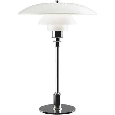 Lampe de table en verre PH 3½-2 ½ de Louis Poulsen - Système à 3 abat-jour, Lumière diffuse Lampe de table en verre PH 3½-2 ½ de Louis Poulsen - Système à 3 abat-jour, Lumière diffuse