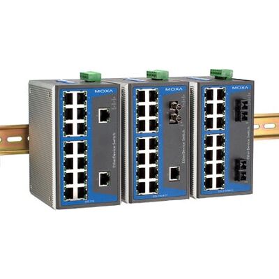 Moxa EDS-316 Mode Multiple Connecteur ST - Switch Réseau - Publicité Moxa EDS-316 Mode Multiple Connecteur ST - Switch Réseau - Publicité