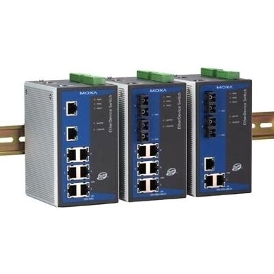 Moxa - EDS-505A - Mode multiple - Connecteur SC x2 - Switch - Publicité Moxa - EDS-505A - Mode multiple - Connecteur SC x2 - Switch - Publicité