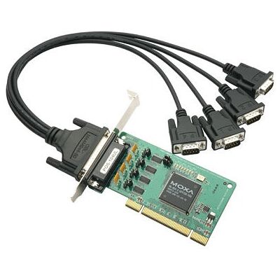 Moxa - POS-104UL-DB9M - 4-Port - RS-232 - Serial PCI Card Moxa - POS-104UL-DB9M - 4-Port - RS-232 - Serial PCI Card