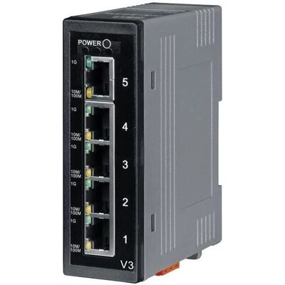 Moxa - Industrial Unmanaged - 5-Port - Gigabit - Switch Moxa - Industrial Unmanaged - 5-Port - Gigabit - Switch