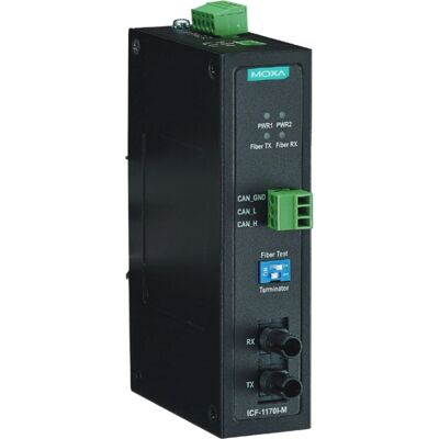 Moxa - ICF-1170I-M-ST-T - 900 nm - Multimode - Convertisseur de médias réseau - Publicité Moxa - ICF-1170I-M-ST-T - 900 nm - Multimode - Convertisseur de médias réseau - Publicité