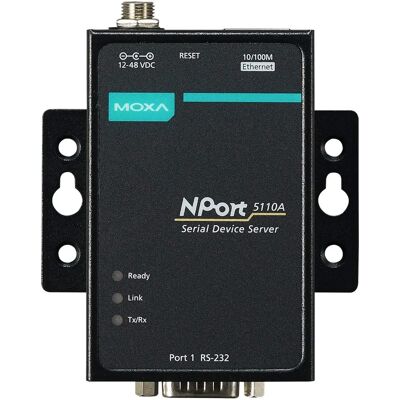 Moxa NPort 5110A - Geräteserver - 100Mb LAN, RS-232 Moxa NPort 5110A - Geräteserver - 100Mb LAN, RS-232