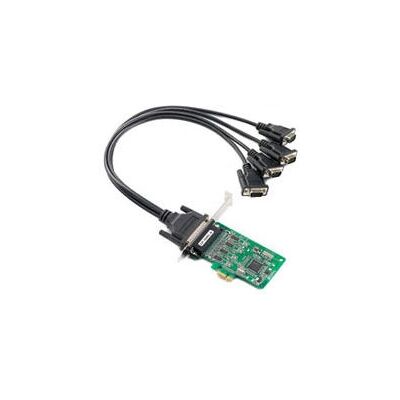 Moxa - CP-104EL-A - 4 x RS-232 - PCIe x1 - Adaptateur Série - Publicité Moxa - CP-104EL-A - 4 x RS-232 - PCIe x1 - Adaptateur Série - Publicité