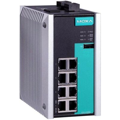 Moxa - EDS-G508E - 8-Port - Netzwerkswitch Moxa - EDS-G508E - 8-Port - Netzwerkswitch
