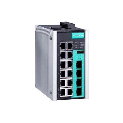 MOXA - EDS-G516E-4GSFP - 12x 10/100/1000 - 4x Gigabit SFP - Switch MOXA - EDS-G516E-4GSFP - 12x 10/100/1000 - 4x Gigabit SFP - Switch