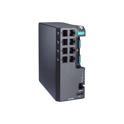 Moxa - EDS-4008-LV - 8-Port Fast Ethernet - L2 - Switch - Publicité Moxa - EDS-4008-LV - 8-Port Fast Ethernet - L2 - Switch - Publicité