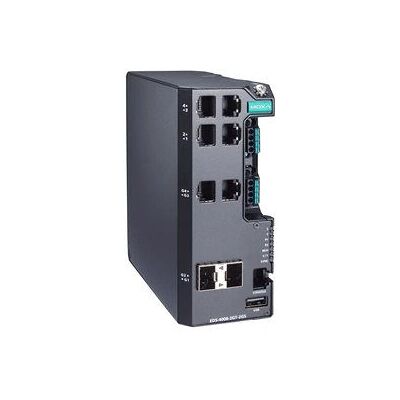 Moxa - EDS-4008-2GT-2GS-LV - 6x RJ45 - Commutateur réseau - Publicité Moxa - EDS-4008-2GT-2GS-LV - 6x RJ45 - Commutateur réseau - Publicité