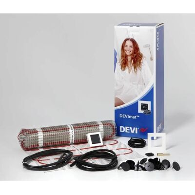 Devi 140F0819 Alfombra Calefactora - 2,5m², 150W/m², Autoadhesiva Devi 140F0819 Alfombra Calefactora - 2,5m², 150W/m², Autoadhesiva