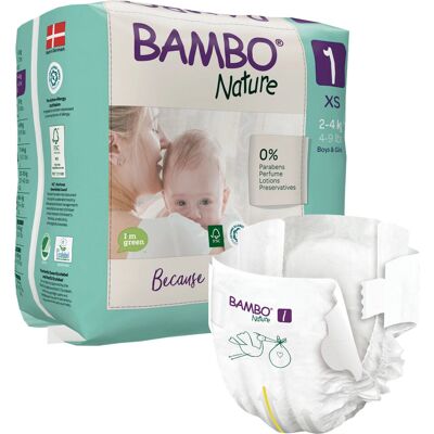 Fralda Ecológica Bambo Nature - Hipoalergênica, Superabsorvente, Feita na Dinamarca Fralda Ecológica Bambo Nature - Hipoalergênica, Superabsorvente, Feita na Dinamarca