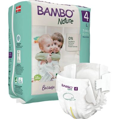 Bambo Nature Öko Babywindeln - Hypoallergen, 24 Stk Bambo Nature Öko Babywindeln - Hypoallergen, 24 Stk