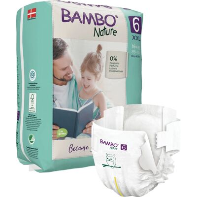 Bambo Nature Modelo 1000019256 - Fraldas para +16kg - 20 unidades Bambo Nature Modelo 1000019256 - Fraldas para +16kg - 20 unidades