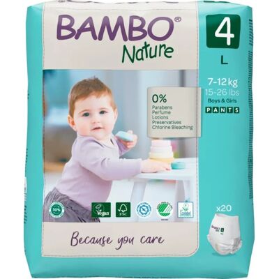 Bambo Nature Fraldas T4 7-14kg Eco - Fraldas Bambo Nature Fraldas T4 7-14kg Eco - Fraldas