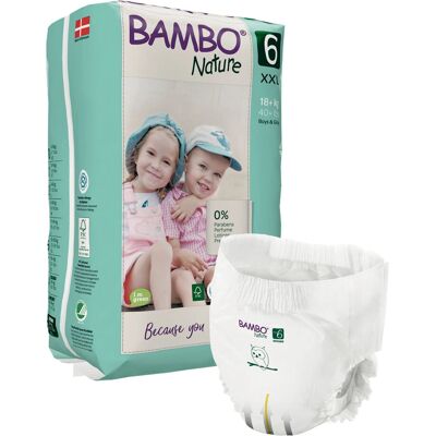 Bambo Nature Blöjor - Justerbara, Miljövänliga, Superabsorberande Bambo Nature Blöjor - Justerbara, Miljövänliga, Superabsorberande
