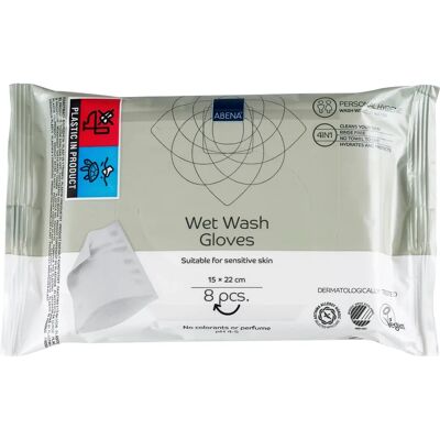Abena Wet Wash Gloves - Persönliche Hygienehandschuhe - Effektive Reinigung Abena Wet Wash Gloves - Persönliche Hygienehandschuhe - Effektive Reinigung