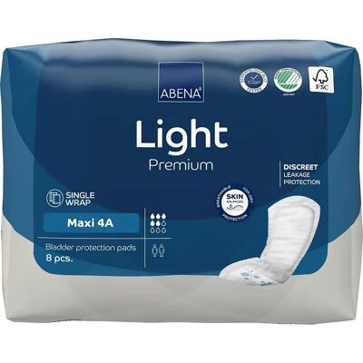 Abena Light Maxi - Lett urinbeskyttelse - Inkontinens pads Abena Light Maxi - Lett urinbeskyttelse - Inkontinens pads