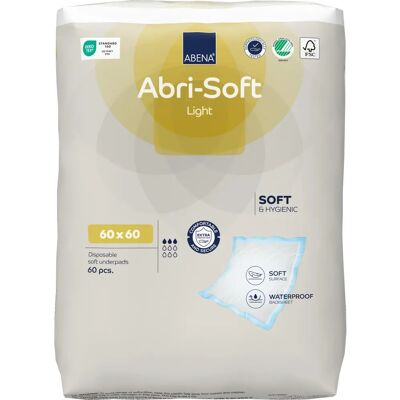 Abena Abri-Soft Eco Incontinence Pad - 60x60 - 60 Units Abena Abri-Soft Eco Incontinence Pad - 60x60 - 60 Units