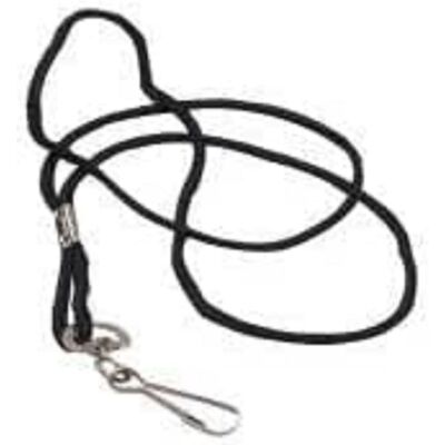 Cordon pour sifflet Select - Polyester - 45cm - Noir - Accessoire pour sifflet Cordon pour sifflet Select - Polyester - 45cm - Noir - Accessoire pour sifflet