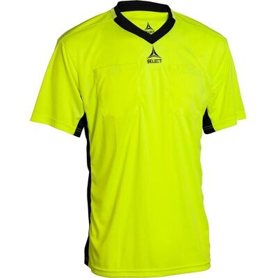 Derbystar v21 Maillot d'arbitre jaune fluo/noir - Sports Jersey - Publicité Derbystar v21 Maillot d'arbitre jaune fluo/noir - Sports Jersey - Publicité