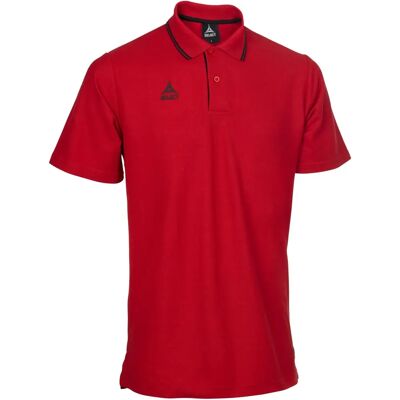 Polo Oxford v22 de Select - Polo, Rouge, Coupe Slim - Publicité Polo Oxford v22 de Select - Polo, Rouge, Coupe Slim - Publicité