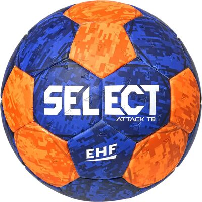 Select Attack TB V22 - Pallone da Pallamano - Blu/Arancione - Attrezzatura Sportiva Select Attack TB V22 - Pallone da Pallamano - Blu/Arancione - Attrezzatura Sportiva