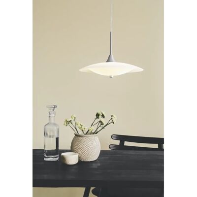 Suspension blanche Halo Design 40cm - Lampe suspendue - Publicité Suspension blanche Halo Design 40cm - Lampe suspendue - Publicité
