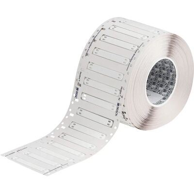 Brady - HCM-75x10-7643-WT - Blanc - 75x10 mm - Marqueur de câble - Publicité Brady - HCM-75x10-7643-WT - Blanc - 75x10 mm - Marqueur de câble - Publicité
