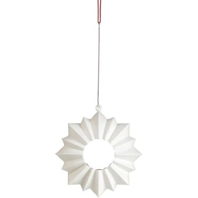 Kähler Design Stella Portacandela sospeso - Stella in ceramica Ø 13,5cm Kähler Design Stella Portacandela sospeso - Stella in ceramica Ø 13,5cm