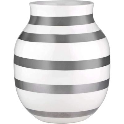 Vaso Omaggio in Argento - 20cm - Elegante e Moderno Vaso Omaggio in Argento - 20cm - Elegante e Moderno