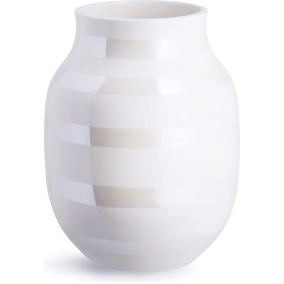 Vaso in ceramica fatto a mano Omaggio - 20cm Beige Vaso in ceramica fatto a mano Omaggio - 20cm Beige