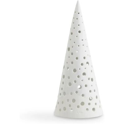 Kähler Nobili Kerzenhalter - Schneeweiß - 19 cm - Skandinavisches Design Kähler Nobili Kerzenhalter - Schneeweiß - 19 cm - Skandinavisches Design