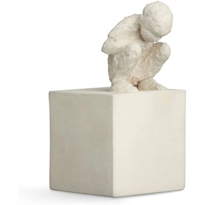 Malene Bjelke Kähler The Curious One Figurine - Ceramic, White Malene Bjelke Kähler The Curious One Figurine - Ceramic, White
