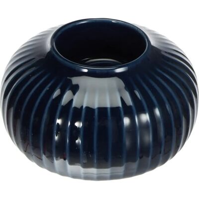 Portacandela Indigo Kähler Hammershøi - 10cm per tealight Portacandela Indigo Kähler Hammershøi - 10cm per tealight