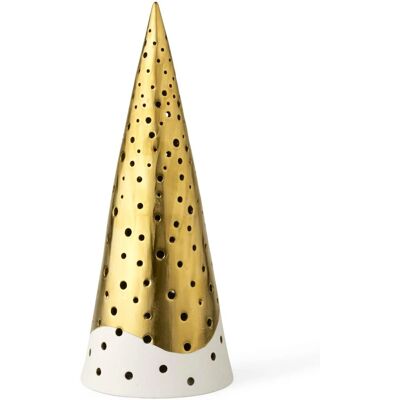 Kähler Design Nobili Gold Teelichtleuchter - Weihnachtsdeko Kähler Design Nobili Gold Teelichtleuchter - Weihnachtsdeko
