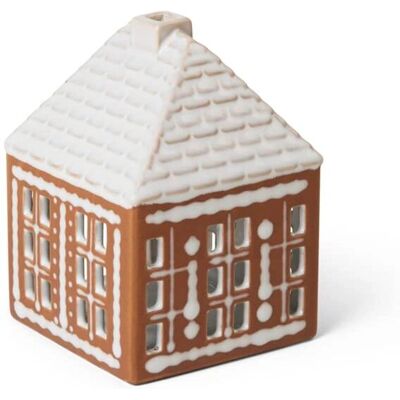 Kähler Gingerbread Lysestage - Håndlavet Julelyslygte - 12cm Kähler Gingerbread Lysestage - Håndlavet Julelyslygte - 12cm